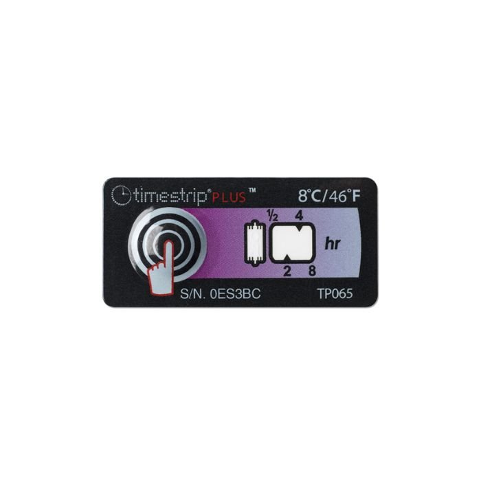 8°C 8h Timestrip Plus - TP065 - Indicador de Temperatura